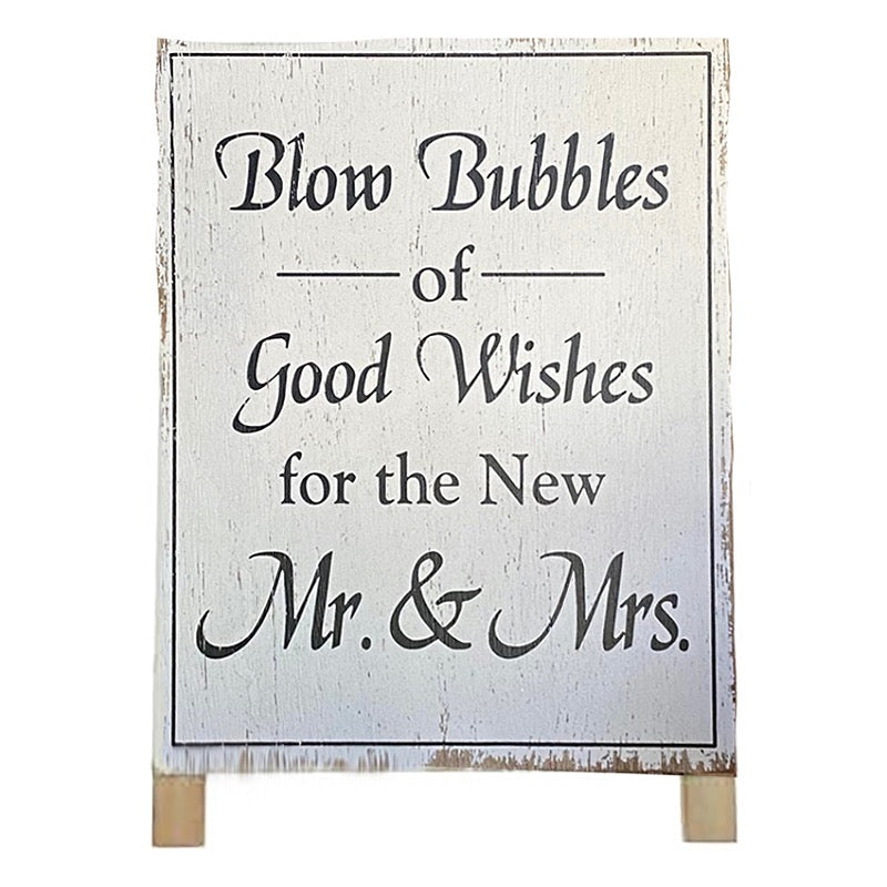 Blow Bubbles Sign