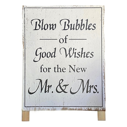 Blow Bubbles Sign