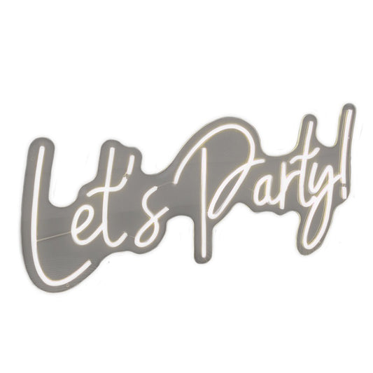 Let's Party LED Neon Sign