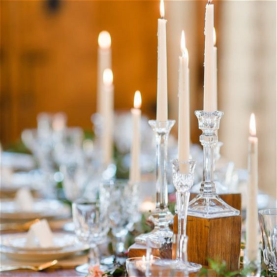 Taper Candle Holders - Glass