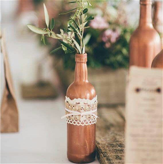 Copper Wine Bottle