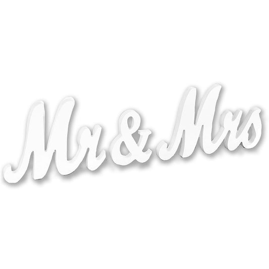 Mr & Mrs Tabletop Sign