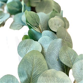 Faux Silver Dollar Eucalyptus Garland - 55"