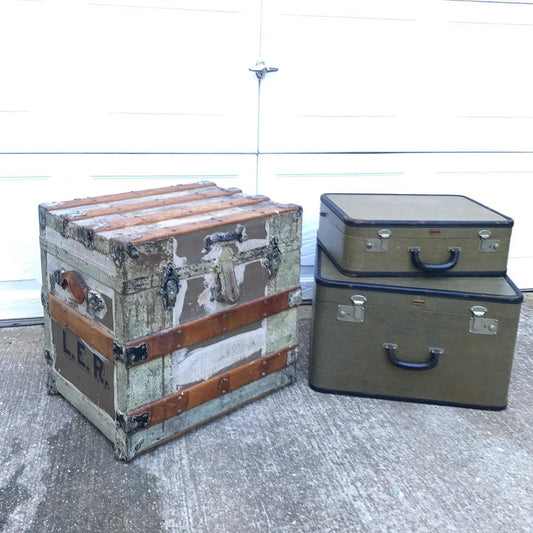 Olive Green Suitcases