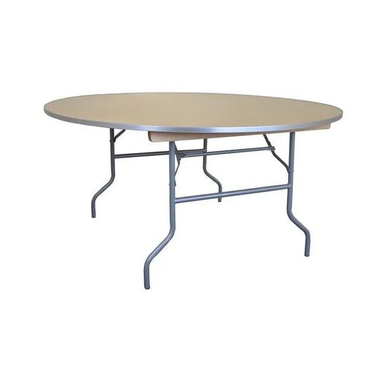 60" Round Wooden Table