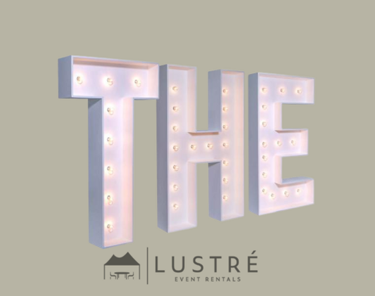 Marquee Packages - " THE " 4 Ft. High