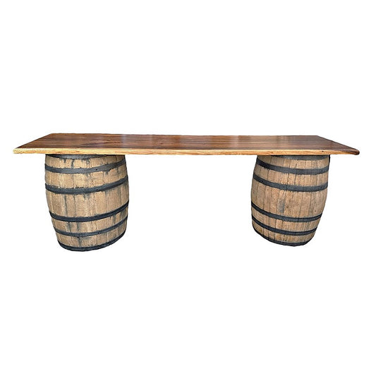Whiskey Barrel Table