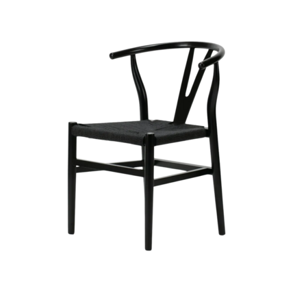 Black Wishbone Chair