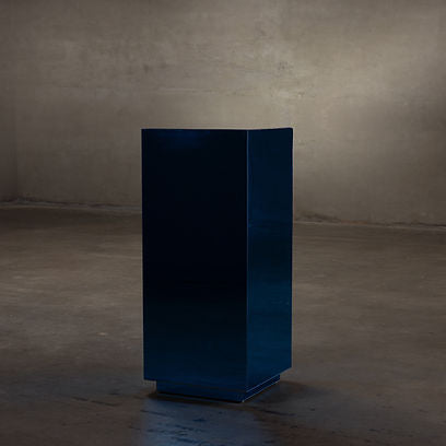 Blue Mirrored Pedestal
