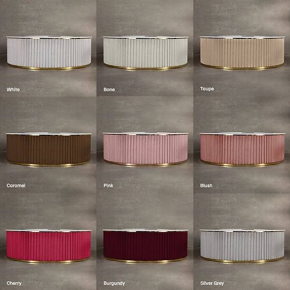Velvet Bar Round (Multiple Colors & Trims Available)