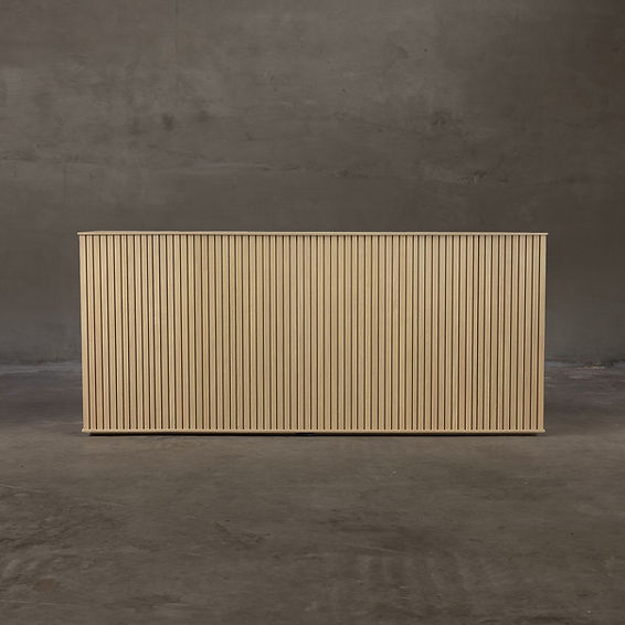 Wood Slat Bar