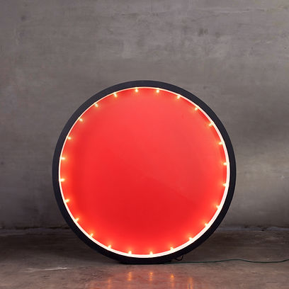 Light Circle With Backing