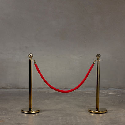 Stanchion Gold Red