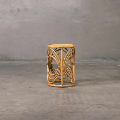 Rattan End Table