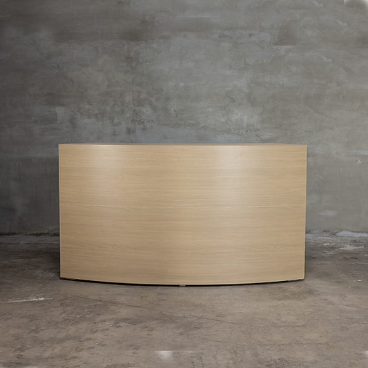 Light Wood Curved Bar