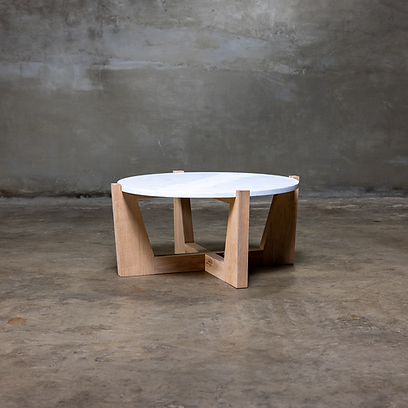 Marble Wood Coffee Table