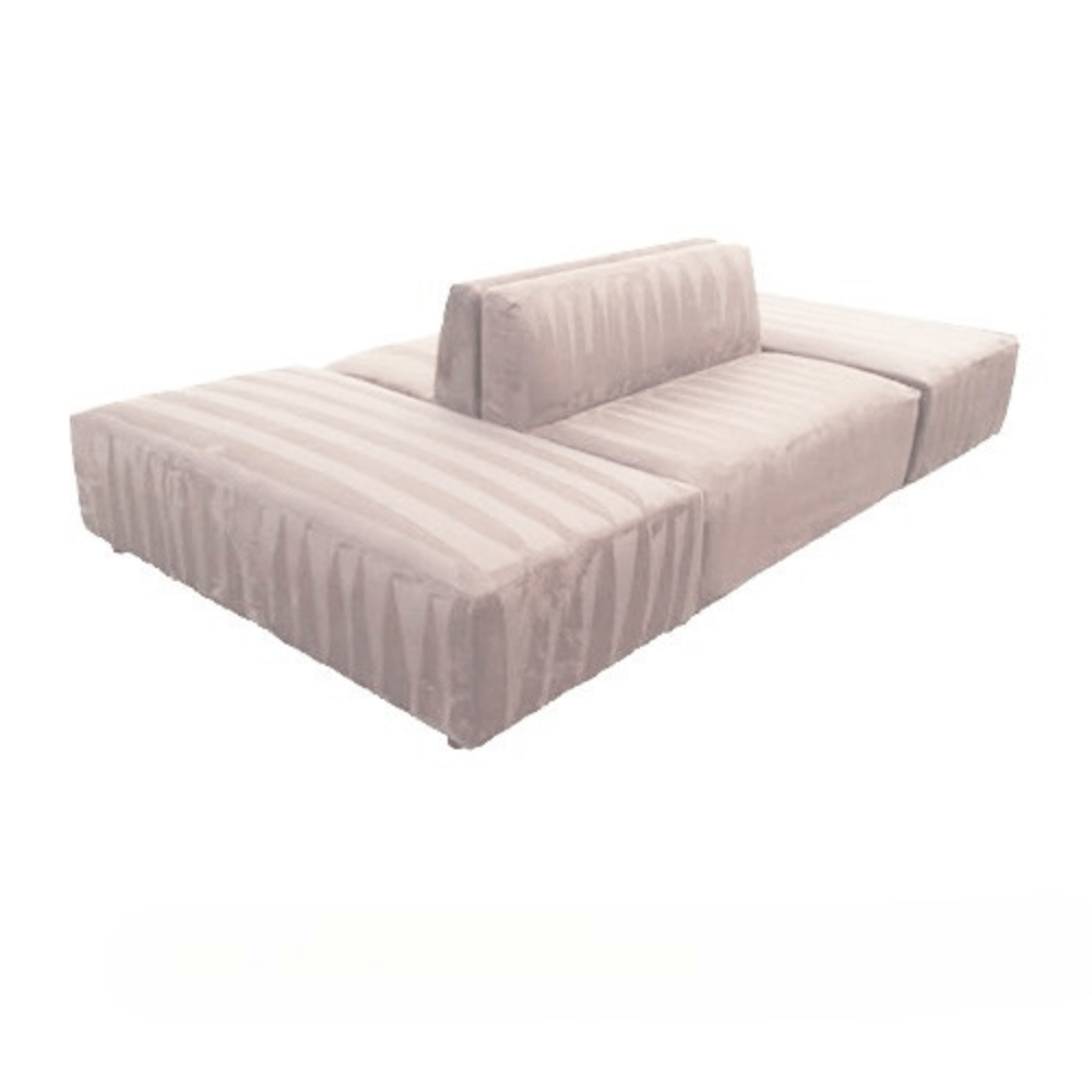 Armless Island Bench - Beige