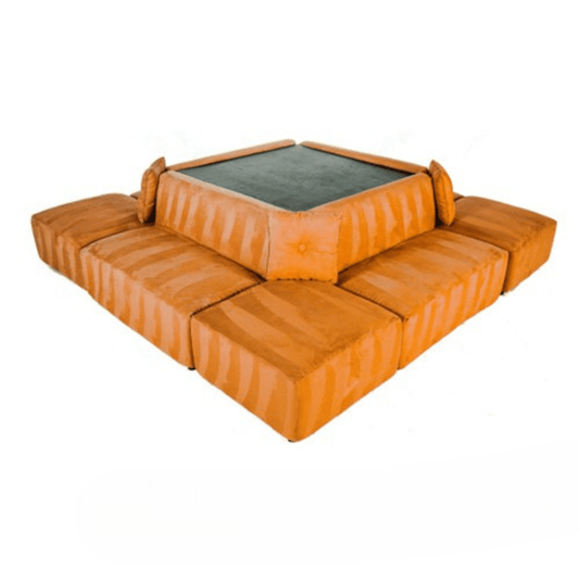 Square Sectional - Orange