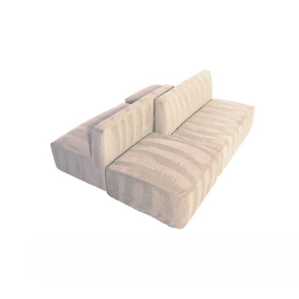Mini Armless Island Bench - Beige