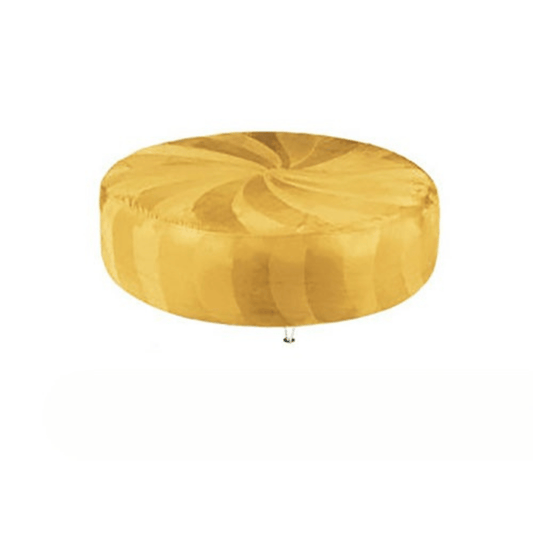Huge Round Ottoman - Yellow