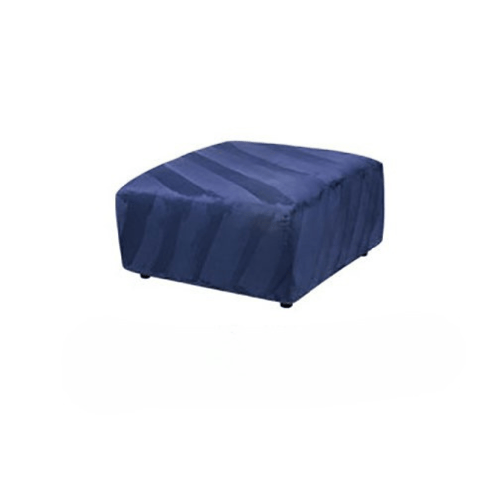 Square Ottoman - Navy Blue