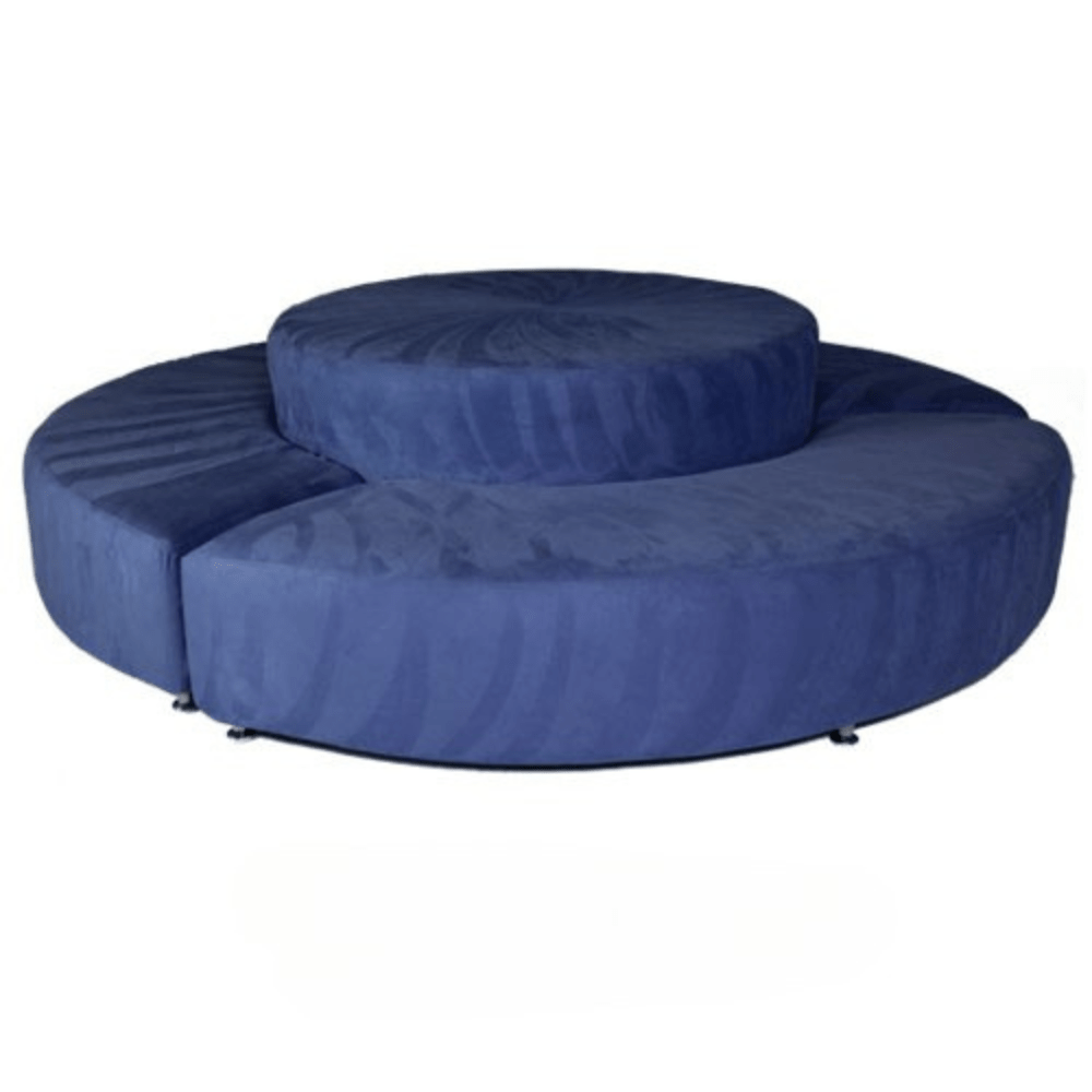 Round Settee - Navy Blue