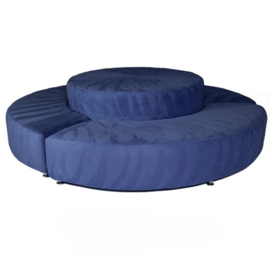 Round Settee - Navy Blue
