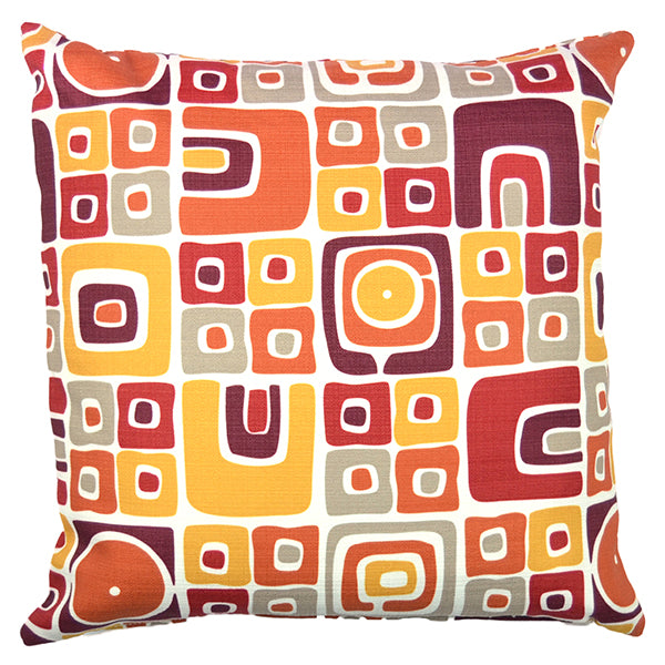 Retro 70’S Tangerine Pillow