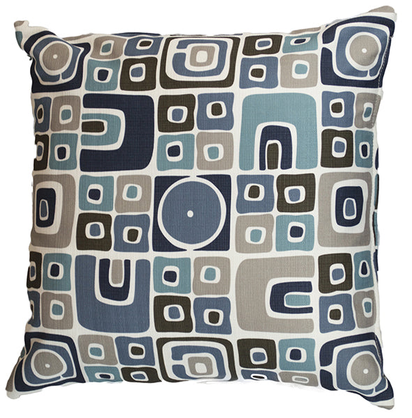 Retro 70’S Navy Blue Pillow