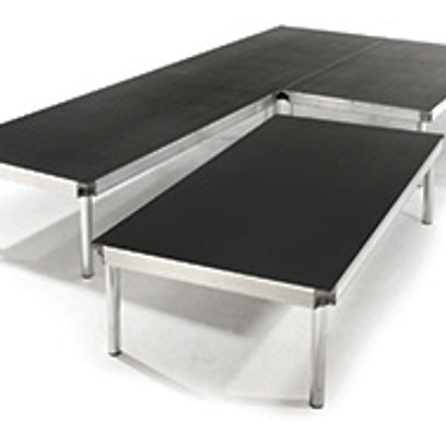 Stage, black, 4' x 8' Section