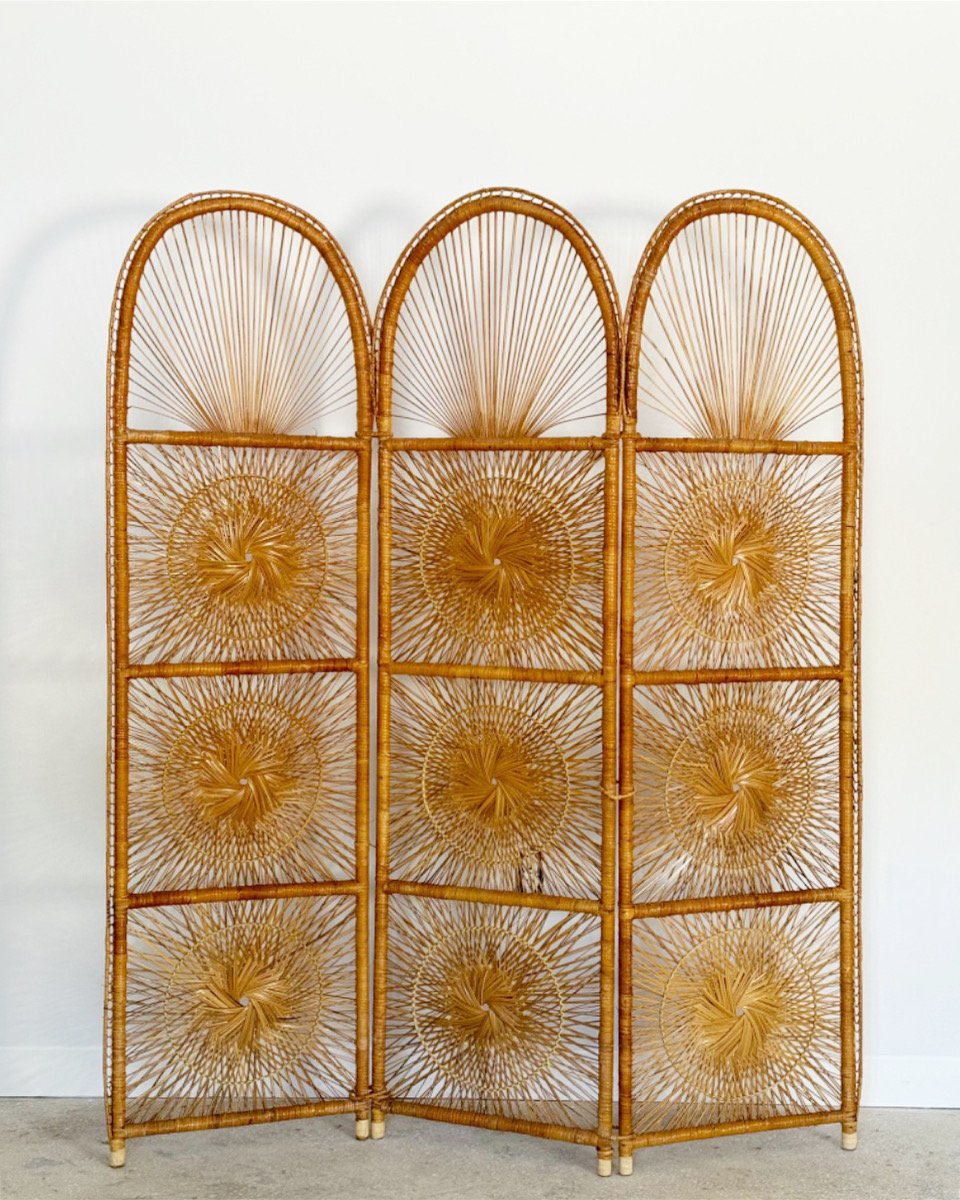 Sunburst Wicker Divider 