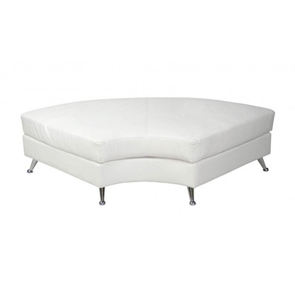 Capri Sectional Bench - White