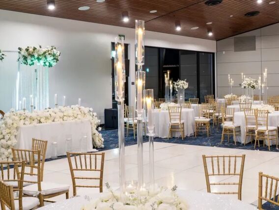 Acrylic Candelabra - Centerpiece