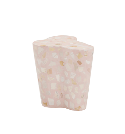 Pink Terrazo Side Table