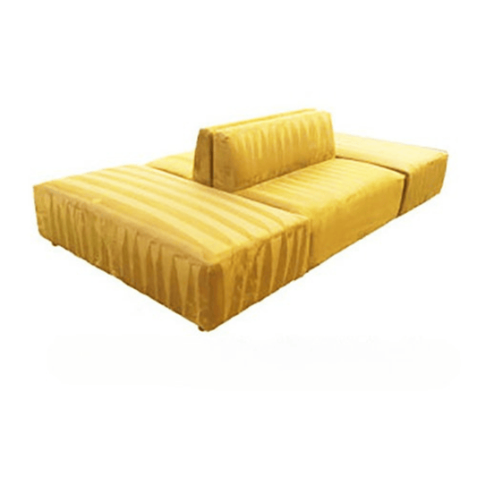 Armless Island Bench - Yellow