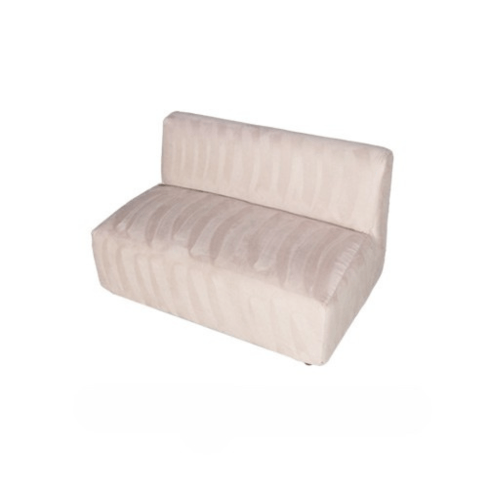 Armless Couch - White