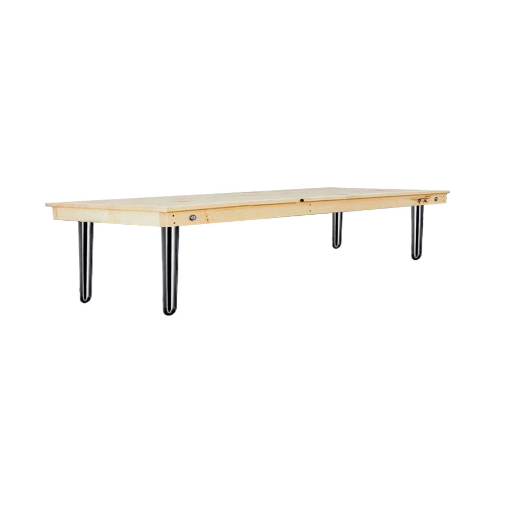 8' Hairpin Honey Coffee Table