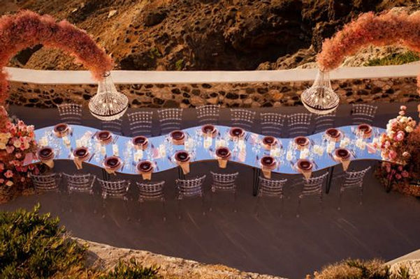 Curve Rustic Farm Tables