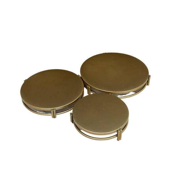 Gold Tiered Cake Stand Set