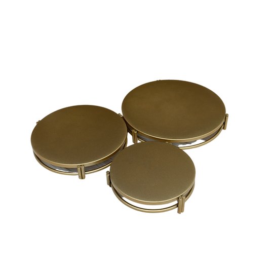 Gold Tiered Cake Stand Set