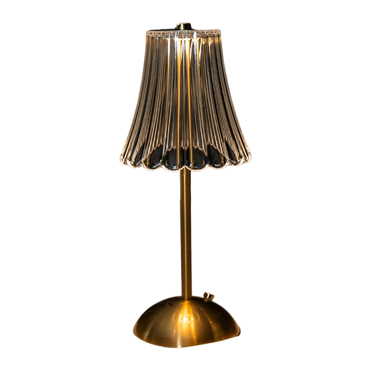 Tri-Tone Led Crystal Table Lamp