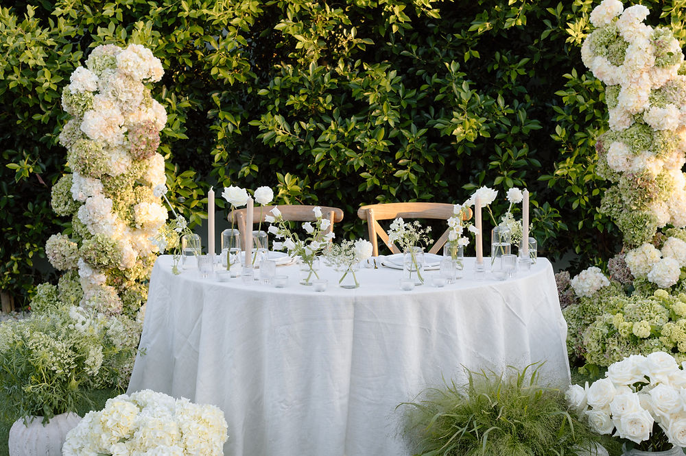 Rustic Half Moon Table