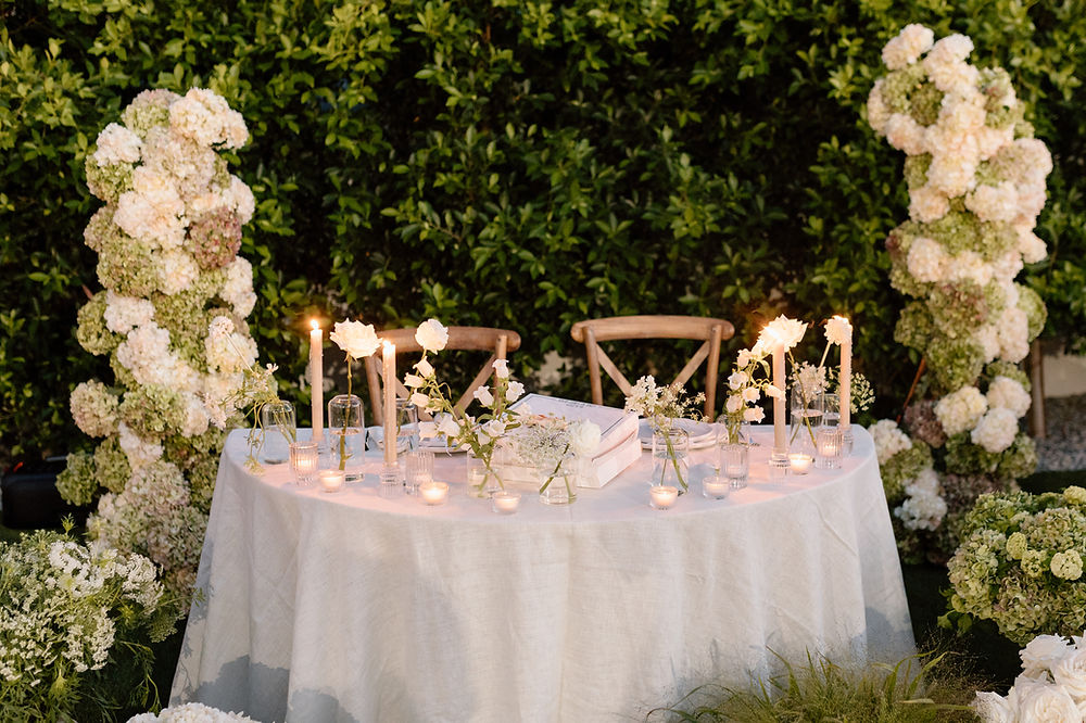 Rustic Half Moon Table