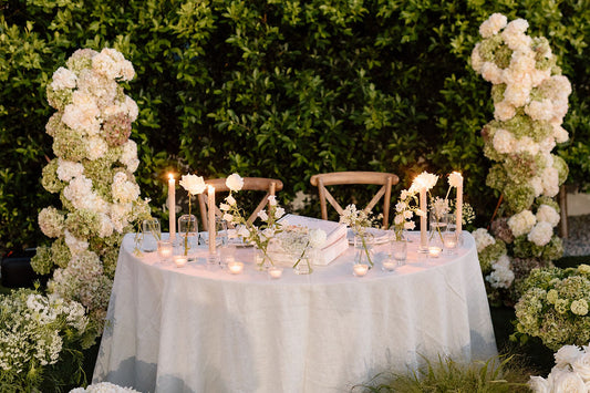 Rustic Half Moon Table