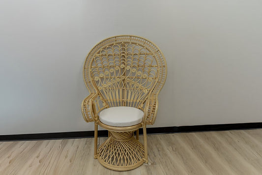 Peacock Rattan Natural Chairs