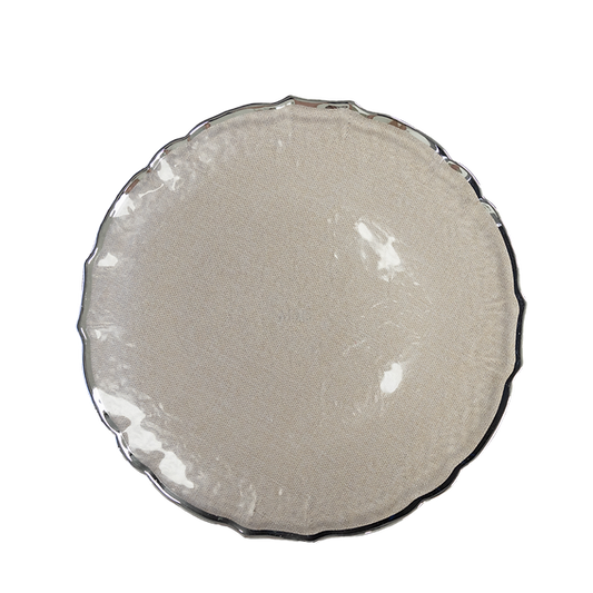 Sunburst Silver Charger