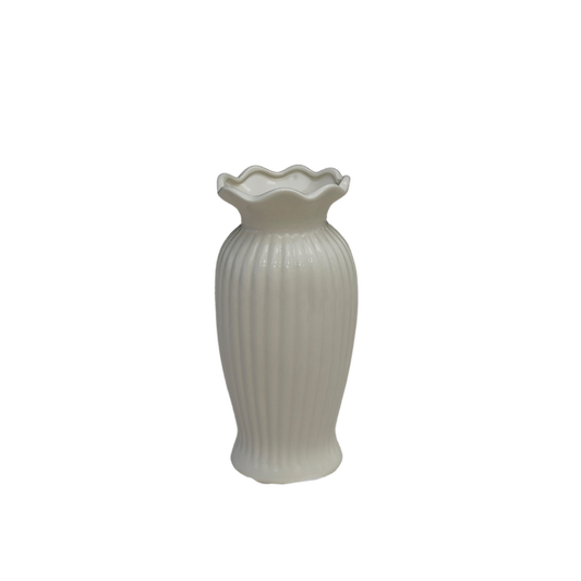 Modern Ceramic Wave -Edge Vase