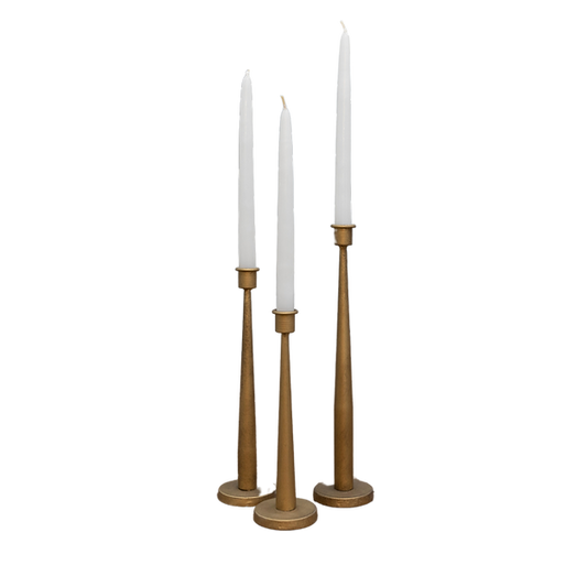 Antique Brass Iron taper Candle Holder