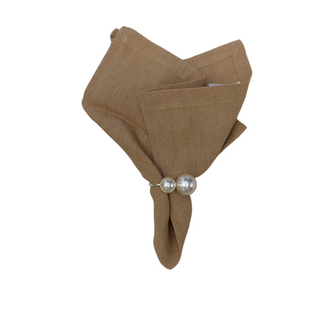 Silver Pearl Napkin Ring