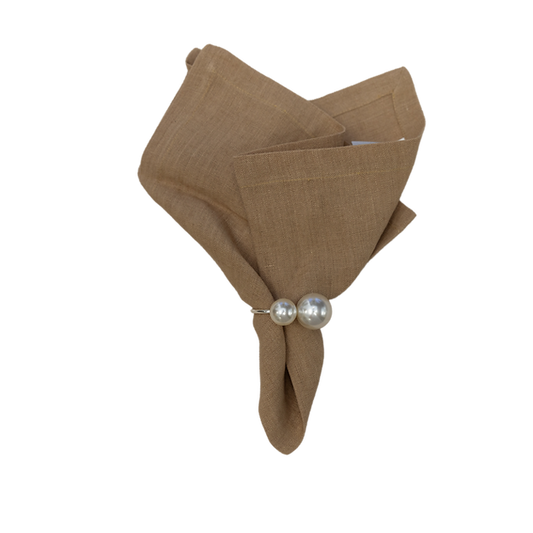 Silver Pearl Napkin Ring